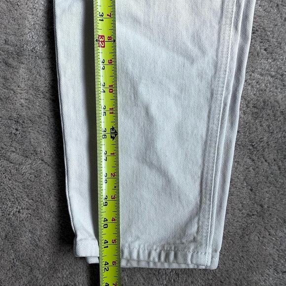 Cream colored Abercrombie and Fitch size 10 Womens Jeans - Picture 2 of 6